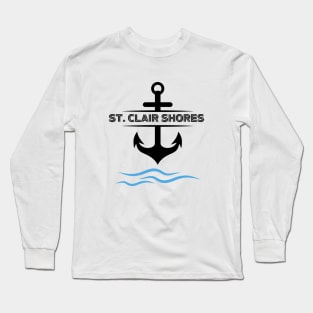 St. Clair Shores Boating Anchor On The Lake Shirt T-Shirt Long Sleeve T-Shirt